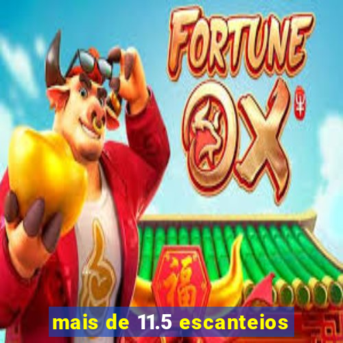 mais de 11.5 escanteios